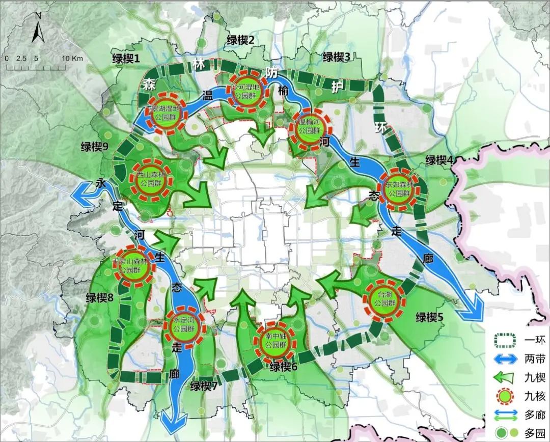 生态屏障，绿色共享——北京市第二道绿化隔离地区郊野公园环布局规划研究