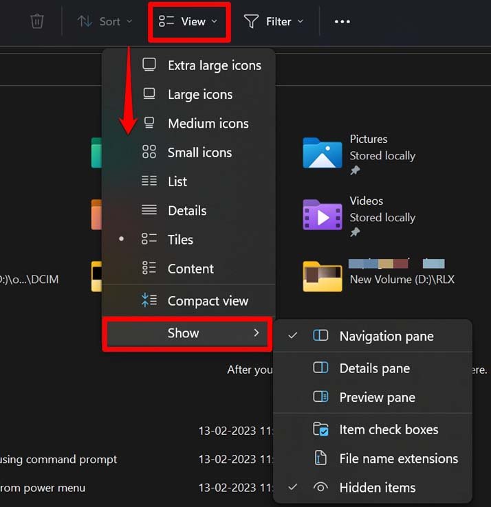 file-explorer-view-menu