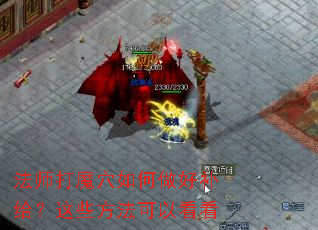 法师打魔穴如何做好补给？这些方法可以看看